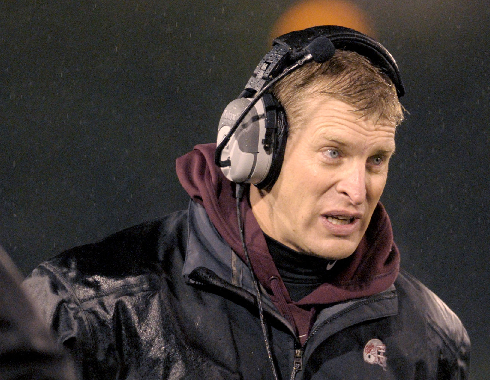 Bobby Hauck on the sidelines